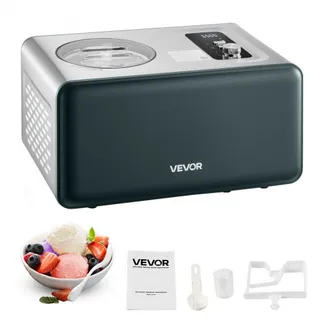 VEVOR automatische Eismaschine 1,5 L mit eingebautem Kompressor (150 W) kein Vorgefrieren, Ice Cream Maker mit 3 Modi, elektrischer Eismaschine Sorbet Maker VEVOR automatische Eismaschine 1,5 L mit eingebautem Kompressor (150 W) kein Vorgefrieren, Ice Cream Maker mit 3 Modi, elektrischer Eismaschine Sorbet Maker