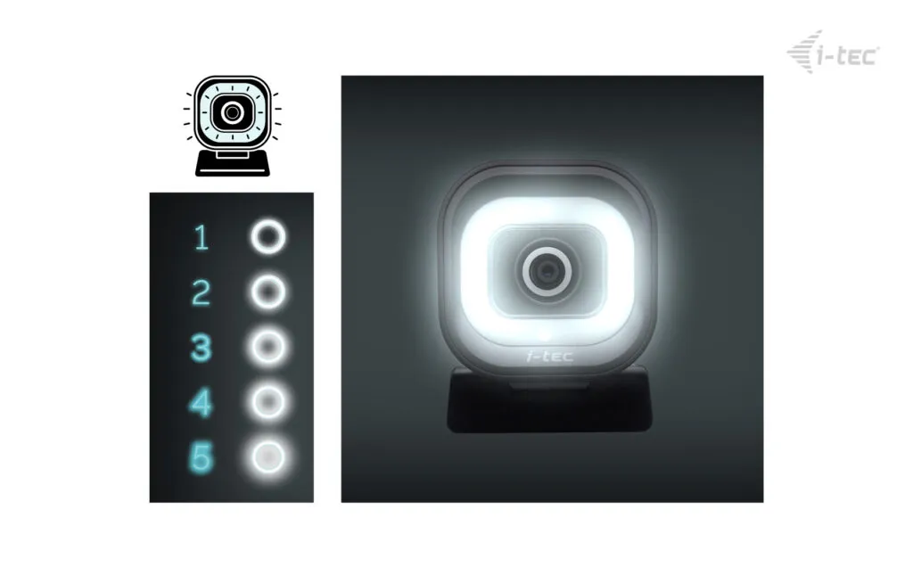 i-tec SOLOMON 700 STREAM 4K Webcam Ring Light – Bild 7