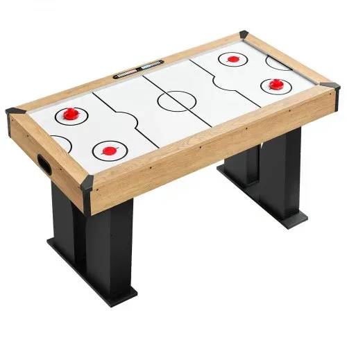 VEVOR Airhockey-Tisch 1525 mm Spieltisch mit Elektronischem Punktesystem für Spielzimmer, Keller und Freizeitbereiche, Gleichmäßiger Luftstrom mit MDF-Platten, Verstellbaren Füßen und Eckenschutz – Bild 9
