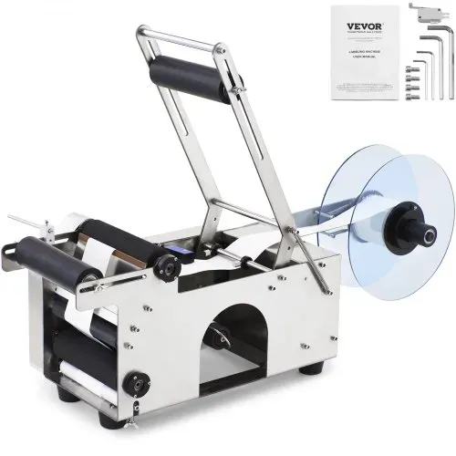 VEVOR Halbautomatischer MT-50 Flaschen Etikettiermaschine Etikettenapplikator VEVOR Halbautomatischer MT-50 Flaschen Etikettiermaschine Etikettenapplikator