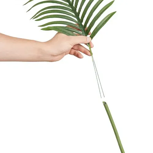VEVOR Goldfruchtpalme Künstlich 1030x1030x1981mm Kunstpflanze PE Künstliche Pflanzen Plastikpflanzen im Topf Geruchslos Wasserdicht Ideal Zur Dekoration von Schlafzimmer Arbeitszimmer Wohnzimmer – Bild 10