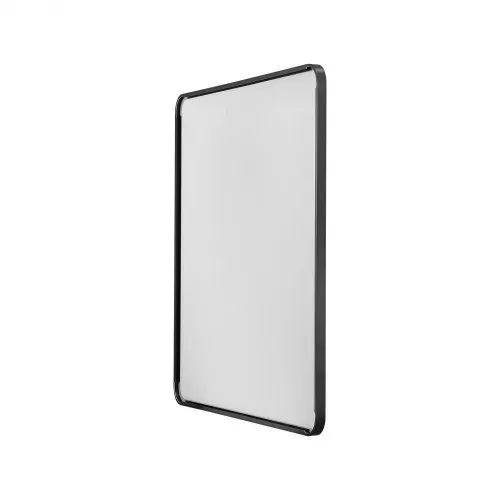 VEVOR Wandspiegel Schminkspiegel Badezimmerspiegel 915 x 915 x 25 mm schwarzer Rahmen aus Aluminiumlegierung Spiegel mit Z-förmiger Halterung für Badezimmer Schlafzimmer Wohnzimmer – Bild 10