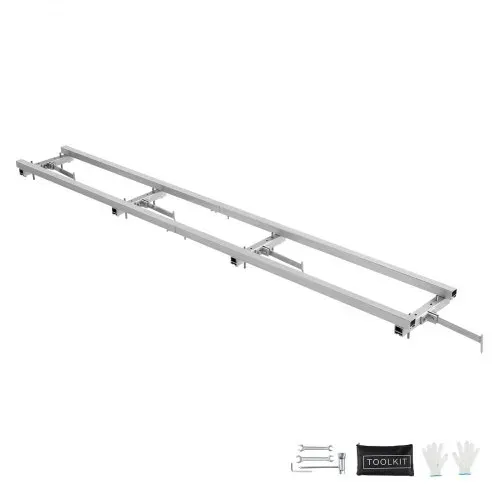 VEVOR 274 cm Führungssystem für Tragbares Sägewerk Kettensägenmühle Kettensägewerk Führungsschiene aus Aluminium- und Eisenmaterialien kompatibel mit verschiedenen Kettensägen und Kettensägenmühlen – Bild 8