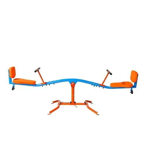 VEVOR Kinderwippe 2640 x 930 x 710 mm, Wippe bis 136 kg belastbar, Gartenwippe mit Griffen, Schaukelwippe, Karussellwippe für draußen, 360 Grad drehbar, Spielzeug für Kinder ab 3 Jahren – Bild 10