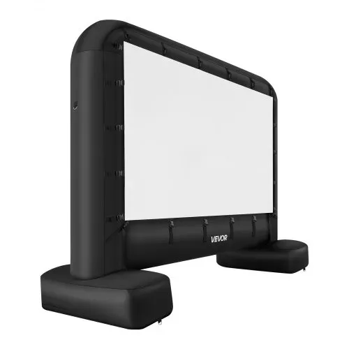 VEVOR aufblasbare Filmleinwand Projektion Beamer Leinwand aus 600D, Projektionsleinwand mit tragbarer Aufbewahrungstasche, 16:9, Filmprojektion für Heimkino Mottoparty Poolspaß (328 x 130 x 251 cm) – Bild 10