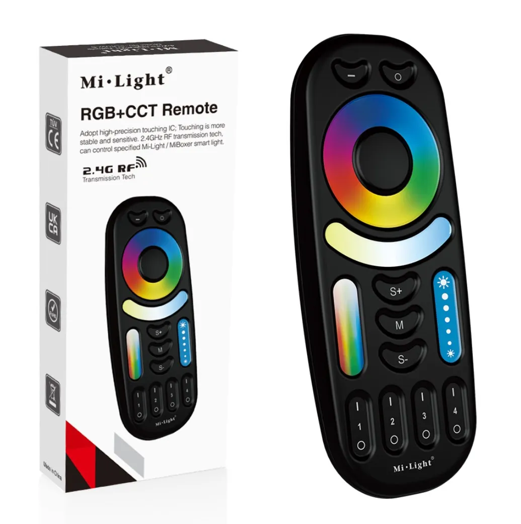 MiBoxer FUT092B LED Fernbedienung RGB-WW (RGB-CCT) 4 Zonen black MiBoxer FUT092B LED Fernbedienung RGB-WW (RGB-CCT) 4 Zonen black