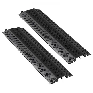 VEVOR 975 mm Kabelbrücke, 7938 kg/Achstragkraft, Hochleistungs-Überfahrschutz aus PP, Stolperschutz, Bodenabdeckungen, für Bereiche mit hoher Schwelle, Zuhause, Büro, Lager, 2er-Pack VEVOR 975 mm Kabelbrücke, 7938 kg/Achstragkraft, Hochleistungs-Überfahrschutz aus PP, Stolperschutz, Bodenabdeckungen, für Bereiche mit hoher Schwelle, Zuhause, Büro, Lager, 2er-Pack