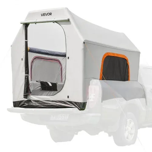 VEVOR Aufblasbares Campingzelt für Ladefläche 219 x 165 x 183 cm, Pickup Zelt Wasserdicht (PU2000 mm) mit Belüfteten Netzfenstern, ideal für Camping Wandern Outdoor-Aktivitäten inklusive Luftpumpe – Bild 10
