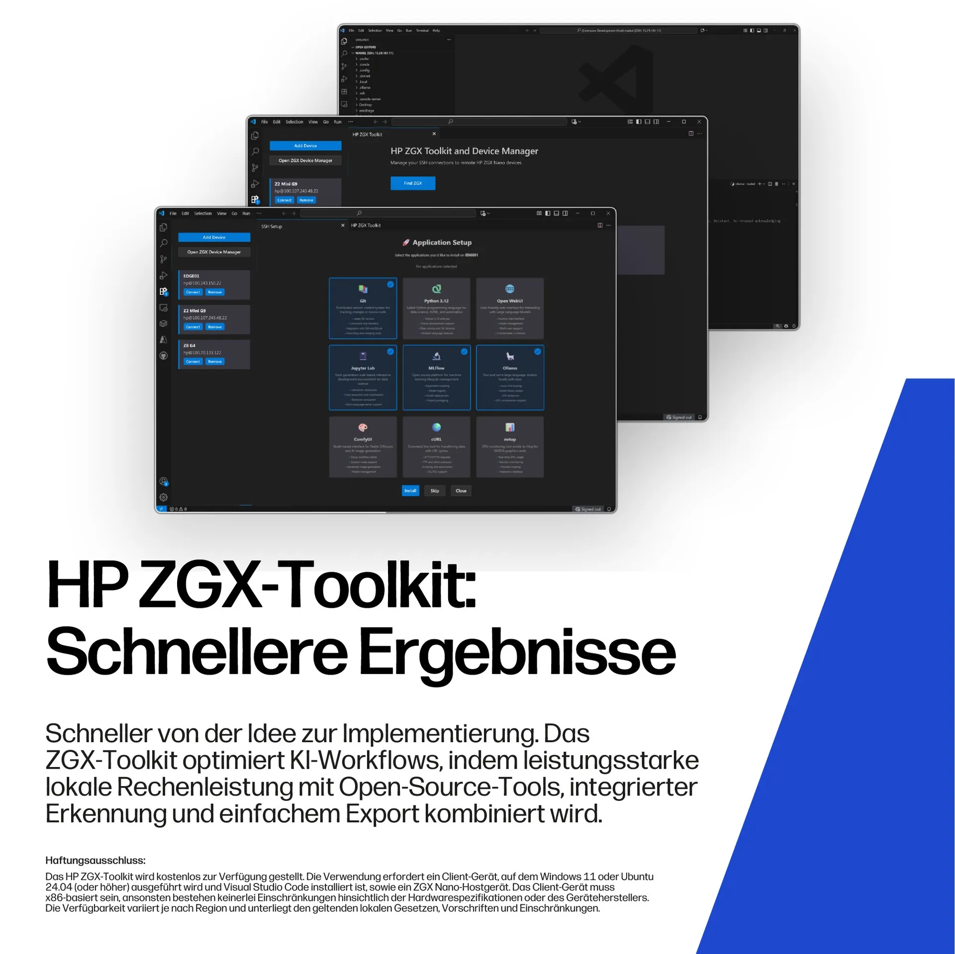 HP ZGX Nano G1n AI GB10 128 GB LPDDR5x-SDRAM 4 TB SSD Linux Mini PC Arbeitsstation AI Workstation, AI PC Schwarz – Bild 4