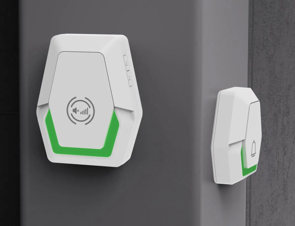 Funk-Klingel-Set „Pilota Porta“ Klingeltaster + 230V-Empfänger Klingel Funk-Klingel-Set „Pilota Porta“ Klingeltaster + 230V-Empfänger Klingel