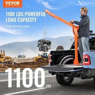 VEVOR Ladekran elektrisch, 499kg, Pickup-Kran mit elektrischer Seilwinde 1587 kg, Hebekran aus Stahl für Pickup-Trucks, 360° schwenkbar, zum Heben von Gütern auf der Baustelle oder in der Fabrik VEVOR Ladekran elektrisch, 499kg, Pickup-Kran mit elektrischer Seilwinde 1587 kg, Hebekran aus Stahl für Pickup-Trucks, 360° schwenkbar, zum Heben von Gütern auf der Baustelle oder in der Fabrik