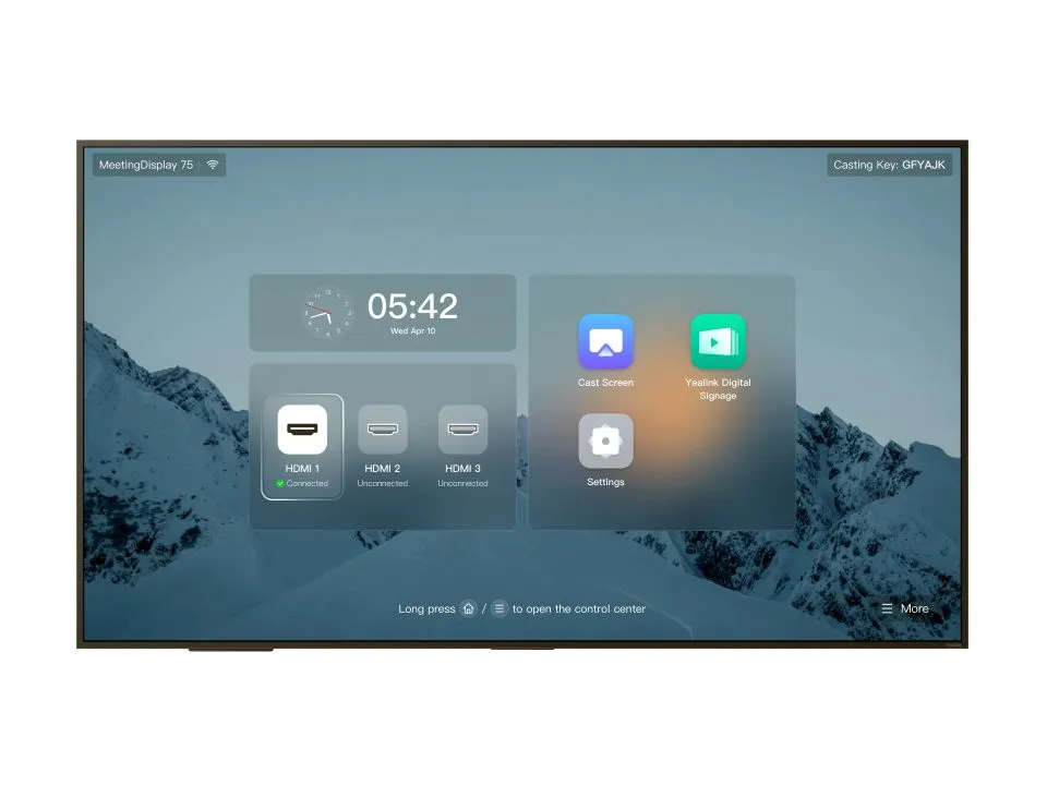 Yealink MSFT – Meeting Display MD75 Yealink MSFT – Meeting Display MD75