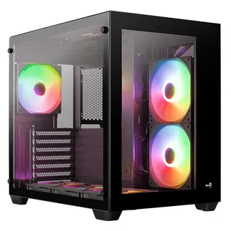 Aerocool Dryft Midi Tower Schwarz Aerocool Dryft Midi Tower Schwarz