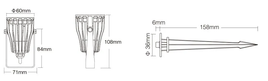 MiBoxer FUTC04ZR LED Garten Lampe 6W RGB-WW (RGB-CCT) mit Funk und WLAN IP66 Zigbee 3.0 + 2,4 GHz – Bild 5