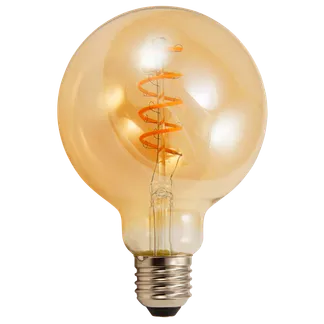 LED Filament Globelampe McShine “Retro“ E27, 4W, 280lm, warmweiß, goldenes Glas LED Filament Globelampe McShine “Retro“ E27, 4W, 280lm, warmweiß, goldenes Glas