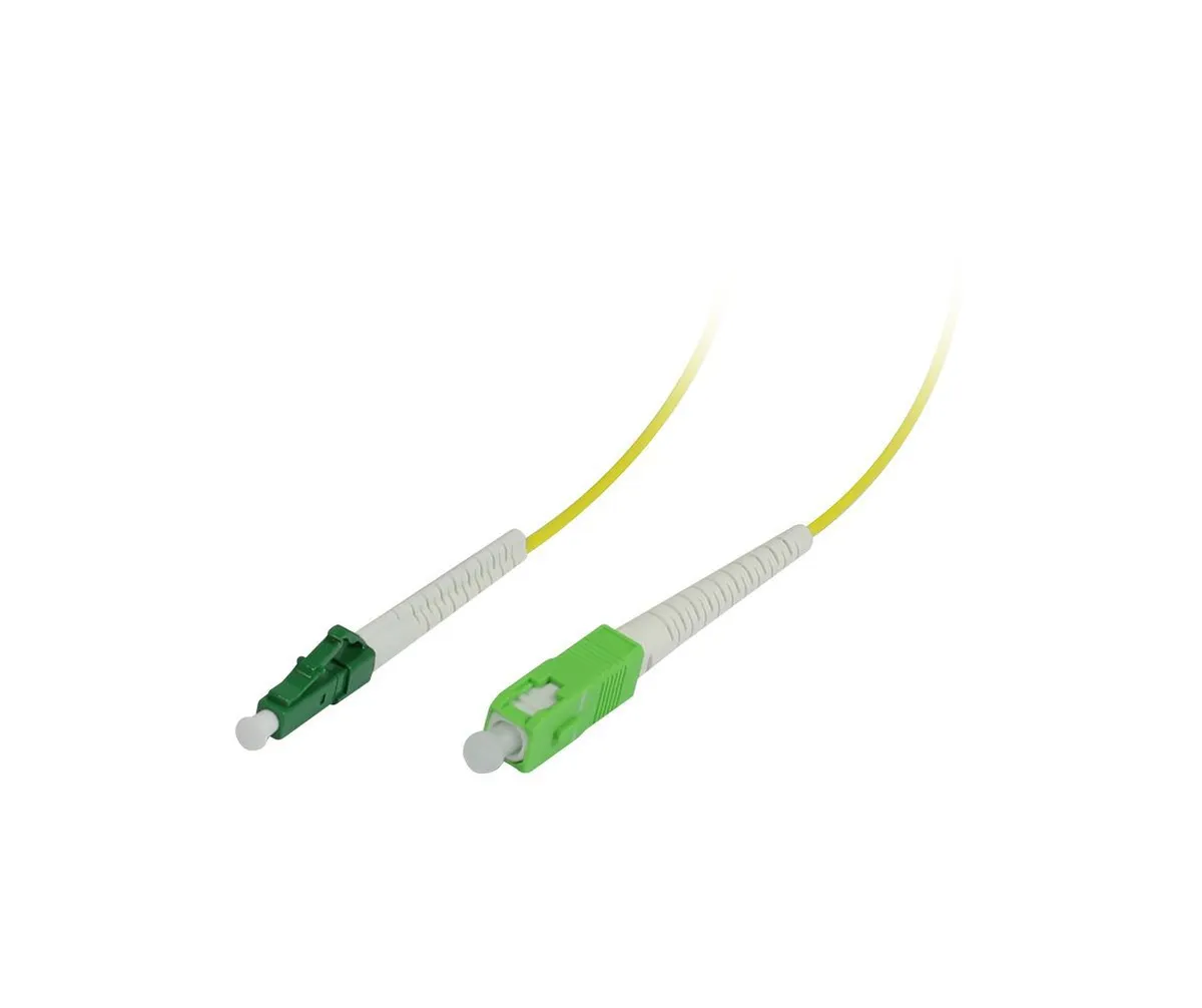 LWL-1-Faser-Patchk. 1.0mtr.LC(APC)-SC(APC), 9/125u, OS2, G657.A2, AD=2mm, flexible Knickschutztülle, LWL-1-Faser-Patchk. 1.0mtr.LC(APC)-SC(APC), 9/125u, OS2, G657.A2, AD=2mm, flexible Knickschutztülle,