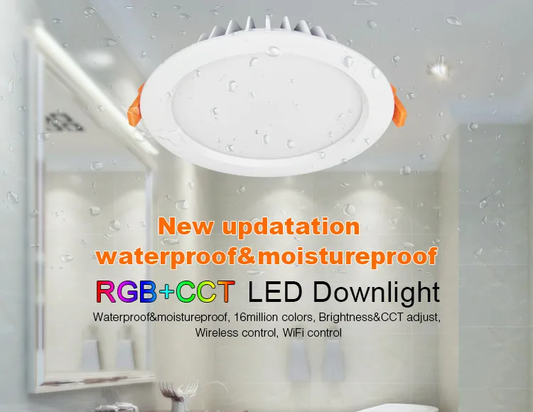 MiBoxer FUT069 LED Panel Rund 15W RGB-WW (RGB-CCT) mit Funk und WLAN IP54 – Bild 5