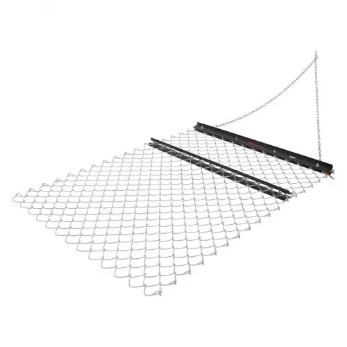 VEVOR Schleppegge, 1520x1240x57mm, Kettenegge aus Q235-Stahl, UTV-Traktoraufsätze zum Einebnen von Landschaften oder zur Rasenvorbereitung, Wiesenegge für Kiesauffahrten, Bauernhof, Feldgarten – Bild 8