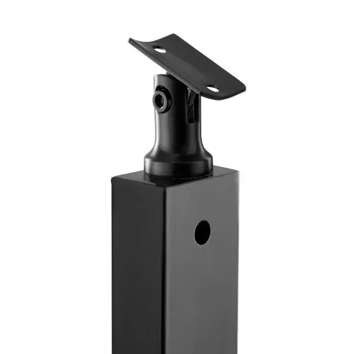 VEVOR 4er-Set Kabelgeländerpfosten, 106,7x3x5cm Deckgeländerpfosten mit horizontalen & vorgebohrten Löchern, SUS304, mit horizontaler & gebogener Halterung, Schwarz, 4JZLGZXHS106REP67001V0 – Bild 10
