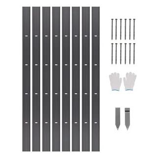 VEVOR Beeteinfassung, 8 Packungen à 183 cm, Rasenkante aus Aluminiumlegierung, Beetumrandung, biegbare Garteneinfassung, Rasenbegrenzung, robuster Rasenkantenzaun für Blumenbeete, Hofwege VEVOR Beeteinfassung, 8 Packungen à 183 cm, Rasenkante aus Aluminiumlegierung, Beetumrandung, biegbare Garteneinfassung, Rasenbegrenzung, robuster Rasenkantenzaun für Blumenbeete, Hofwege