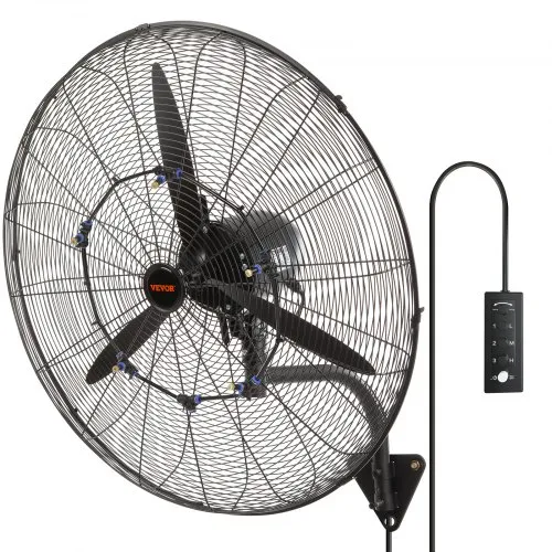 VEVOR Nebelventilator, 74,9 cm, wasserdichter Industrieventilator, 3 Geschwindigkeiten, 9500 CFM, gewerblicher oder privater Ventilator zur Kühlung von Lagerhäusern, Gewächshäusern, Werkstätten VEVOR Nebelventilator, 74,9 cm, wasserdichter Industrieventilator, 3 Geschwindigkeiten, 9500 CFM, gewerblicher oder privater Ventilator zur Kühlung von Lagerhäusern, Gewächshäusern, Werkstätten