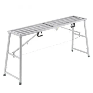 VEVOR Arbeitsplattform 900-1500 mm, zusammenklappbare Trittleiter aus legiertem Stahl, tragbare Arbeitsbühne, Tragkraft 400 kg, Trittbank Hocker zum Malen von Trockenbauwänden, Reinigen, Waschen VEVOR Arbeitsplattform 900-1500 mm, zusammenklappbare Trittleiter aus legiertem Stahl, tragbare Arbeitsbühne, Tragkraft 400 kg, Trittbank Hocker zum Malen von Trockenbauwänden, Reinigen, Waschen