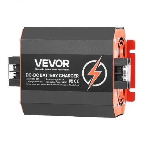 VEVOR 12 V 40 A DC/DC-Batterieladegerät, 500 W, für Blei-Säure-, Lithium-, AGM-, GEL- und Nassbatterien, intelligentes mehrstufiges Laden, für Wohnmobile, Nutzfahrzeuge, Boote, Yachten – Bild 9