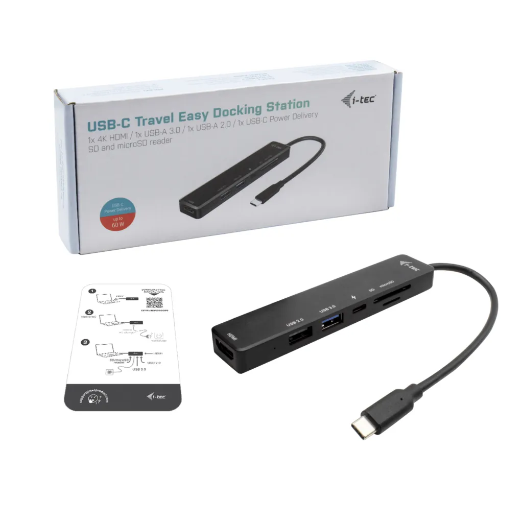 i-tec USB-C Travel Easy Dock 4K HDMI + Power Delivery 60 W – Bild 5
