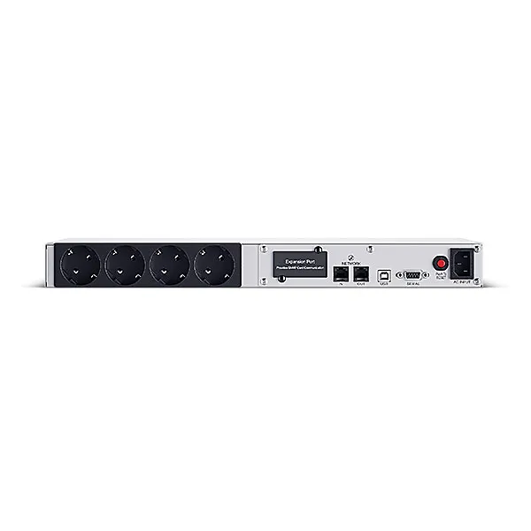 CyberPower USV, OR-Serie, 650VA/360W, Line-Interactive, LCD, 19"/1HE, USB/RS232, CEE7-Schutzkontakt, – Bild 3