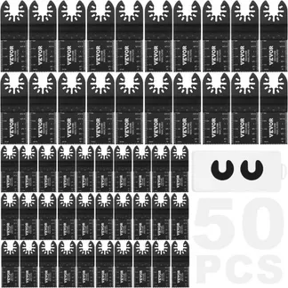 VEVOR 50x Sägeblatt Multifunktionswerkzeug 9×3,4cm Oszillierwerkzeug Hochkohlenstoffstahl (HCS) Schnellwechselschnittstelle kompatibel mit 95 % der auf dem Markt erhältlichen oszillierenden Werkzeuge VEVOR 50x Sägeblatt Multifunktionswerkzeug 9×3,4cm Oszillierwerkzeug Hochkohlenstoffstahl (HCS) Schnellwechselschnittstelle kompatibel mit 95 % der auf dem Markt erhältlichen oszillierenden Werkzeuge