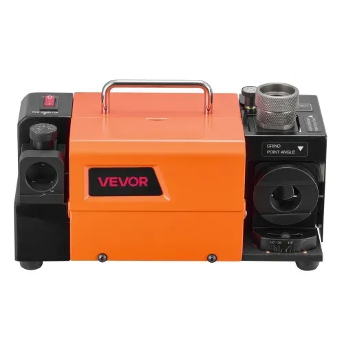 VEVOR Bohrerschleifgerät MR-13B, 3-15 mm, mit einstellbarem Lippenfreiwinkel & 95°-135° Spitzenwinkel, 4600 U/min 120-W-Schärfgerät mit 13 Spannzangen, CBN- & SDC-Schleifscheiben – Bild 9