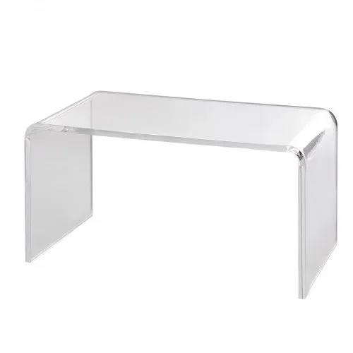 VEVOR Beistelltisch 813 x 401 x 414 mm, U-förmiger Acryltisch Beistelltisch, Transparenter Couchtisch für Getränke, Essen, Snacks, Verwendet im Wohnzimmer, Schlafzimmer, Arbeitszimmer usw. – Bild 9