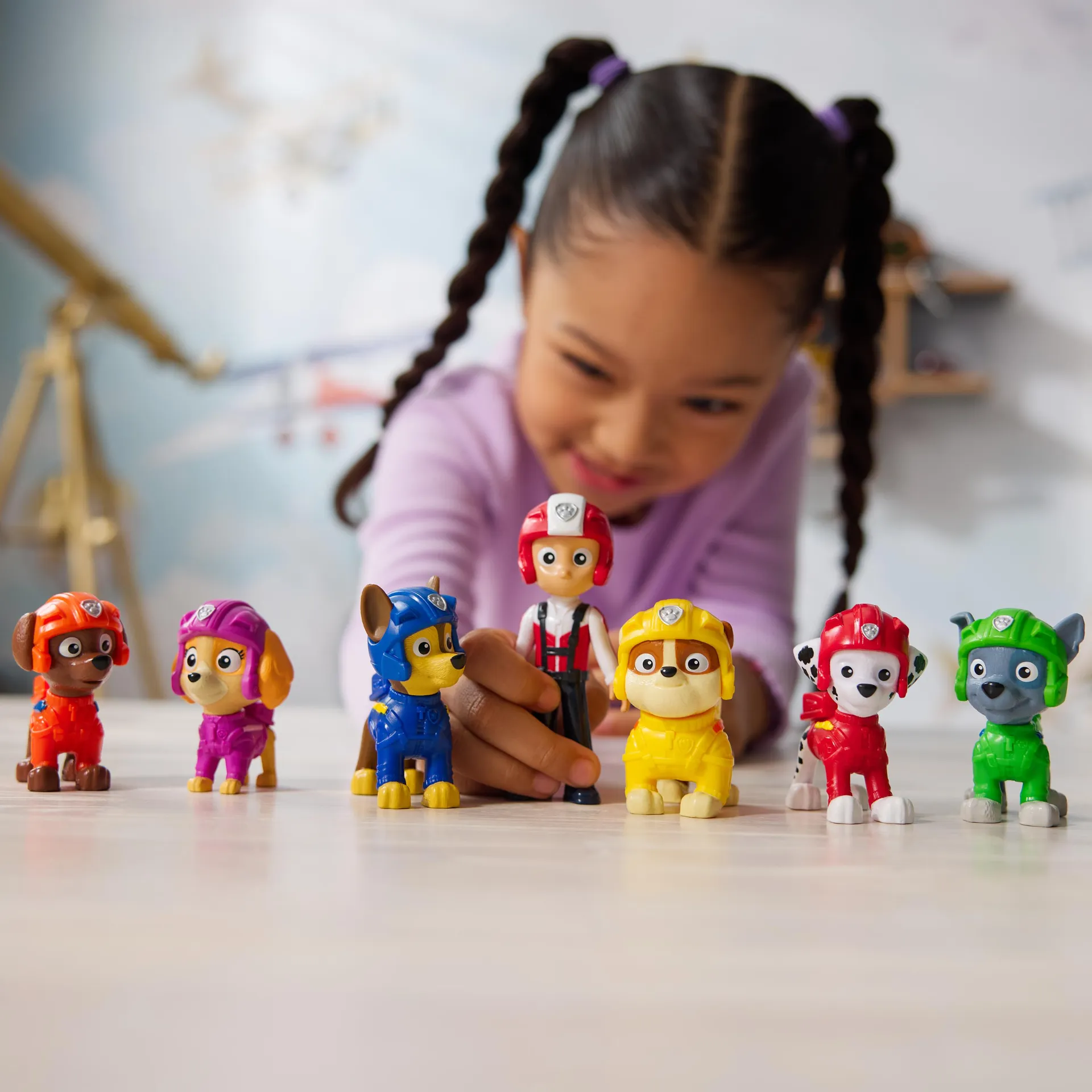 PAW Patrol Air Rescue - Spielfiguren-Geschenkset mit 7 Figuren zum Sammeln – Bild 5