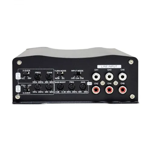 VEVOR Autoverstärker 5-Kanal, Endstufe Klasse D Überbrückbar, Max. 4 x 100 W an 4 Ohm / 4 x 200 W an 2 Ohm + 1 x 1000 W an 2 Ohm / 1 x 500 W an 4 Ohm, Hochleistungsverstärker für Fahrzeuge – Bild 10
