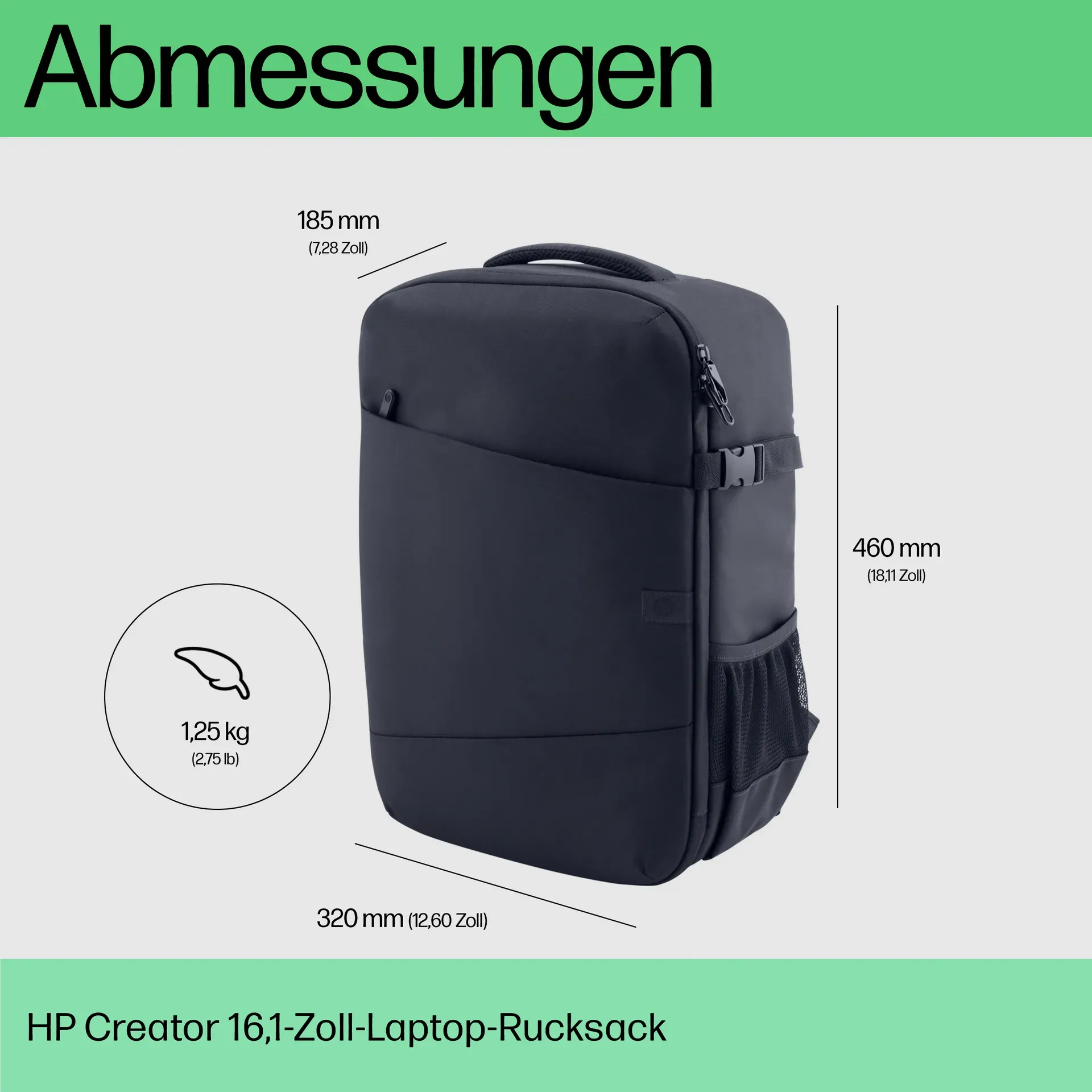 HP Creator 16,1 Zoll Laptop-Rucksack – Bild 5