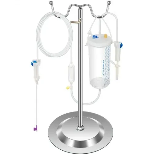 VEVOR Phlebotomie-Kit, IV Übungsarm 12 Stk. Phlebotomie-Arm-Praxis-Kit 40-70 cm Standhöhe, Trainingsarm für Intravenöse Injektion Inkl. IV-Ständer, Blutlanzette, Schlauch-/Venenanschluss, Aderpresse – Bild 9