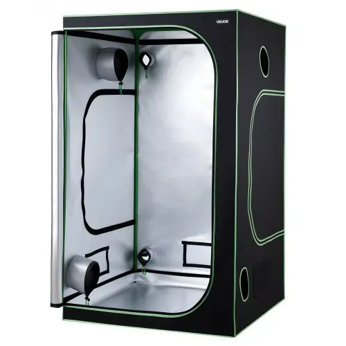 VEVOR Growzelt, 120x120x200 cm, Growbox 600D hochreflektierendes Mylar, Indoor-Pflanzenzelt mit Beobachtungsfenster, Bodenwanne & Reißverschluss, robuste Zuchtzelte für Obst, Blumen & Gemüse – Bild 10