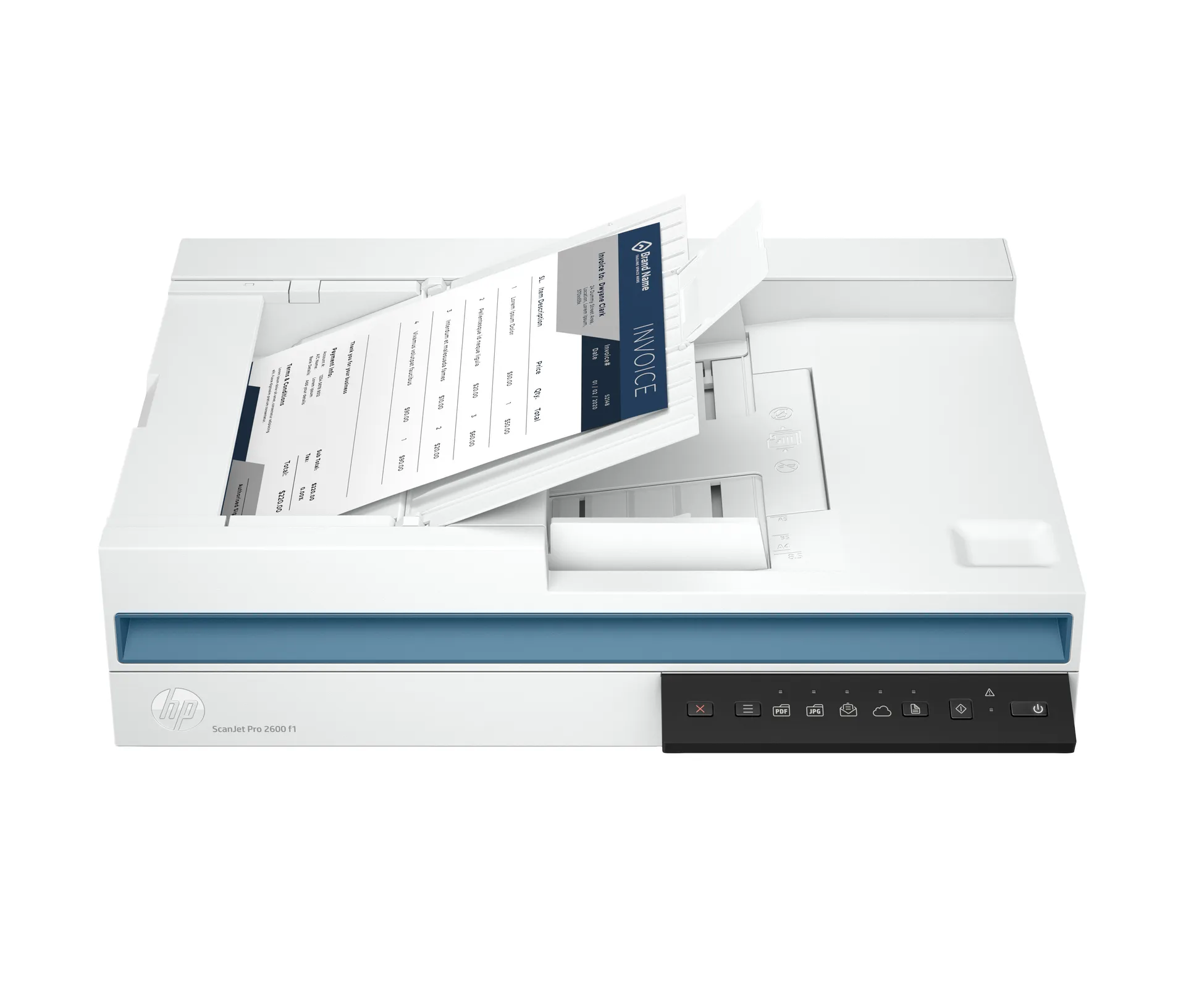 HP ScanJet Pro 2600 f1 Flachbettscanner 1200 x 1200 DPI A4 Weiß HP ScanJet Pro 2600 f1 Flachbettscanner 1200 x 1200 DPI A4 Weiß