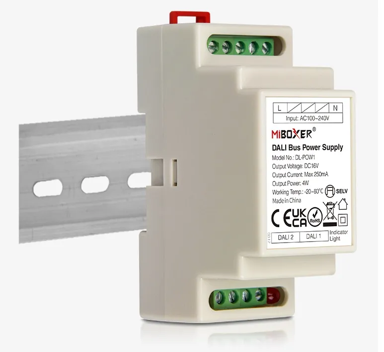 MiBoxer DL-POW1 LED DALI-Bus-Stromversorgung (DIN-Schiene) MiBoxer DL-POW1 LED DALI-Bus-Stromversorgung (DIN-Schiene)