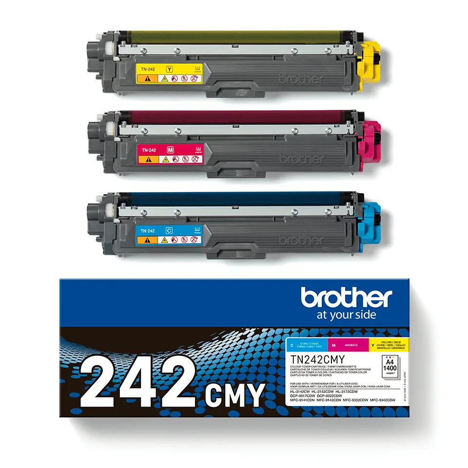 Brother TN-242CMY Tonerkartusche 1 Stück(e) Original Cyan, Magenta, Gelb – Bild 4