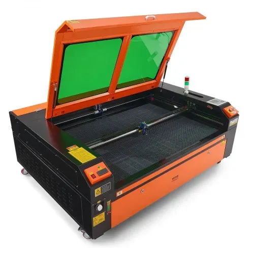 VEVOR 130W CO2-Lasergravierer, 900x1400mm, 500mm/s Laserschneidmaschine mit 2-Wege-Pass-Air-Assist, kompatibel mit LightBurn, CorelDRAW, AutoCAD, Windows, Mac OS, Linux, für Holz, Acryl, Stoff – Bild 10