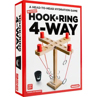 Buzzed 4-Way Hook & Ring, Partyspiel Buzzed 4-Way Hook & Ring, Partyspiel