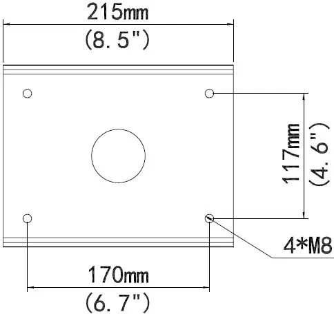 ALLNET IP Kamera zbh. Polemount/Masthalter for ALL-CAM2498-LEP – Bild 3