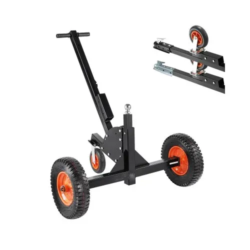 VEVOR 2-in-1-Anhängerwagen, Rangierhilfe Anhänger, 680,4 kg Stützlast, 56 und 66 cm einstellbare Höhe, 50,8 mm Kupplungskugel, 38 cm Luftreifen, zum Bewegen von Wohnmobilanhängern VEVOR 2-in-1-Anhängerwagen, Rangierhilfe Anhänger, 680,4 kg Stützlast, 56 und 66 cm einstellbare Höhe, 50,8 mm Kupplungskugel, 38 cm Luftreifen, zum Bewegen von Wohnmobilanhängern