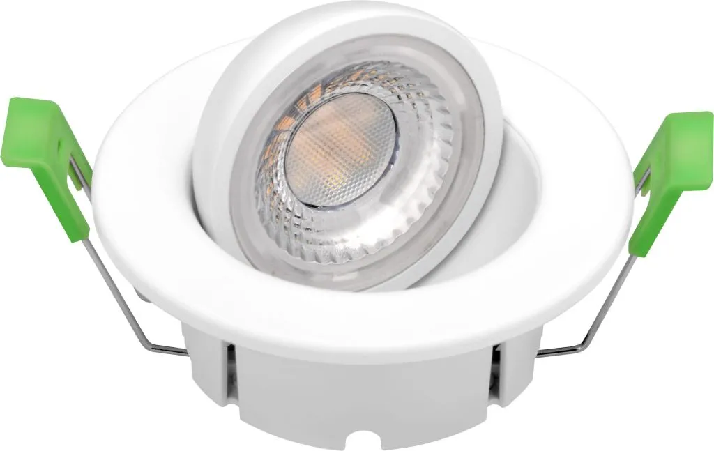 Synergy21 PHOS LED Deckeneinbauspot schwenkbar rund weiß – CCT & Power Switchable – Bild 7