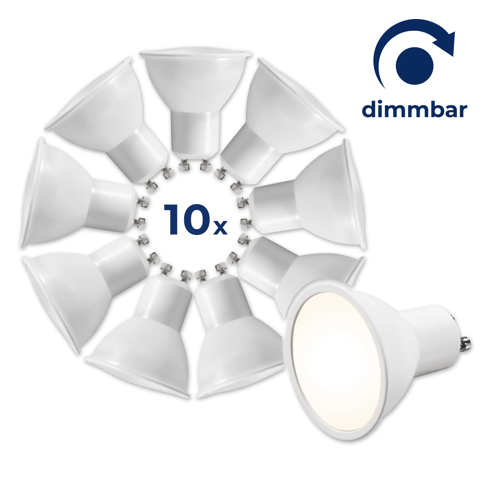 LED-Strahler McShine “MS-60-10dimm“ 6W, 510lm, neutralweiß, dimmbar, 10er-Pack LED-Strahler McShine “MS-60-10dimm“ 6W, 510lm, neutralweiß, dimmbar, 10er-Pack