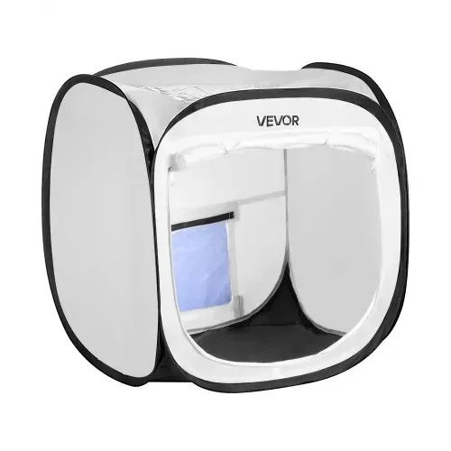 VEVOR tragbares Lackierkabinenzelt (40,5x40,5x43 cm Arbeitsbereich) Pop-Up-Sprühfarbenzelt für Sprühmalerei, wasserfeste Farbkabine für kleine Modelle Skulpturen Vasen Bilderrahmen Pop-Up-Design – Bild 8