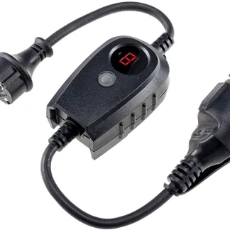 Zwischenstecker mit Dämmerungsschalter und Zeitvorwahl (1- 9 Std.) über Display Zwischenstecker mit Dämmerungsschalter und Zeitvorwahl (1- 9 Std.) über Display