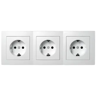 Steckdosen Set McPower Flair “Beginner 3S“ 4-teilig, weiß Steckdosen Set McPower Flair “Beginner 3S“ 4-teilig, weiß