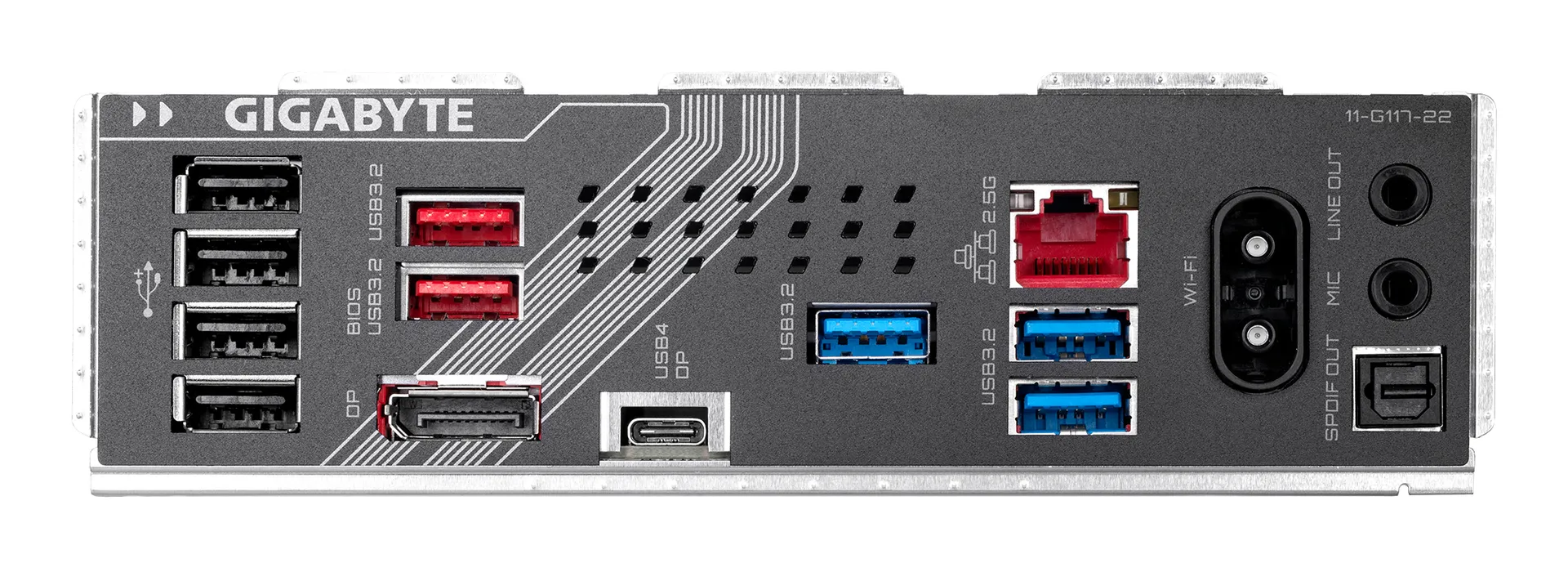 GIGABYTE Z890 GAMING X WIFI7 Mainboard - Unterstützt Intel Core Ultra (Serie 2) CPUs, 16+1+2 Phasen VRM, bis zu 8800MHz DDR5 (OC), 1xPCIe 5.0 + 3xPCIe 4.0, Wi-Fi 7, 2.5GbE LAN, USB 4 – Bild 4